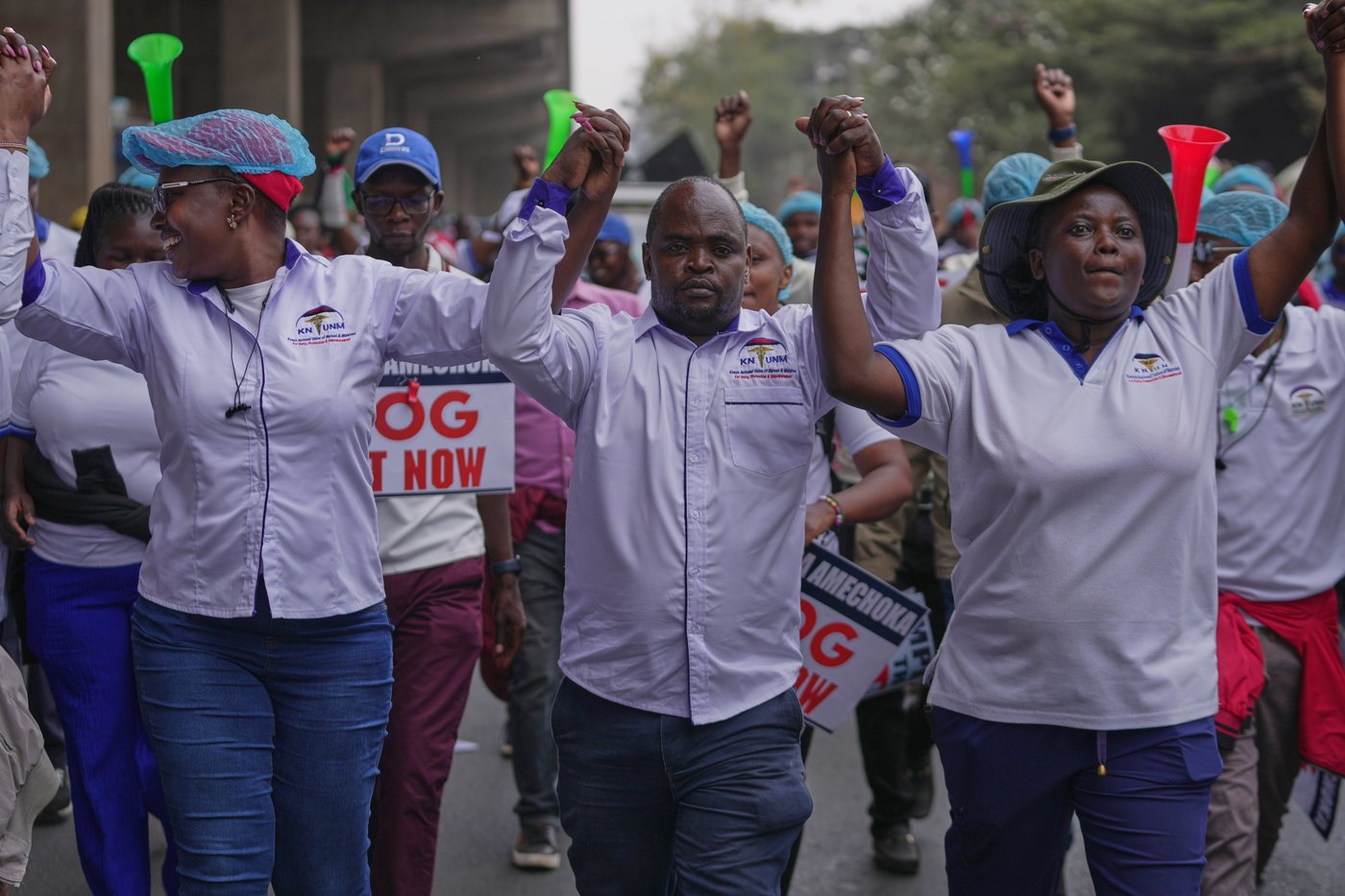 Kenya's nurses end six-week strike after signing deal with government | iNFOnews.ca Kenya's nurses end six-week strike after signing deal with government | iNFOnews.ca