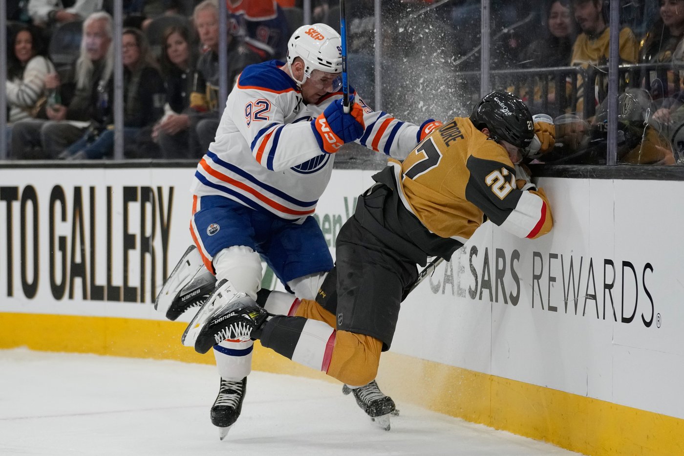 Third-period outburst lifts Oilers to 4-2 win over Golden Knights | iNFOnews.ca Third-period outburst lifts Oilers to 4-2 win over Golden Knights | iNFOnews.ca