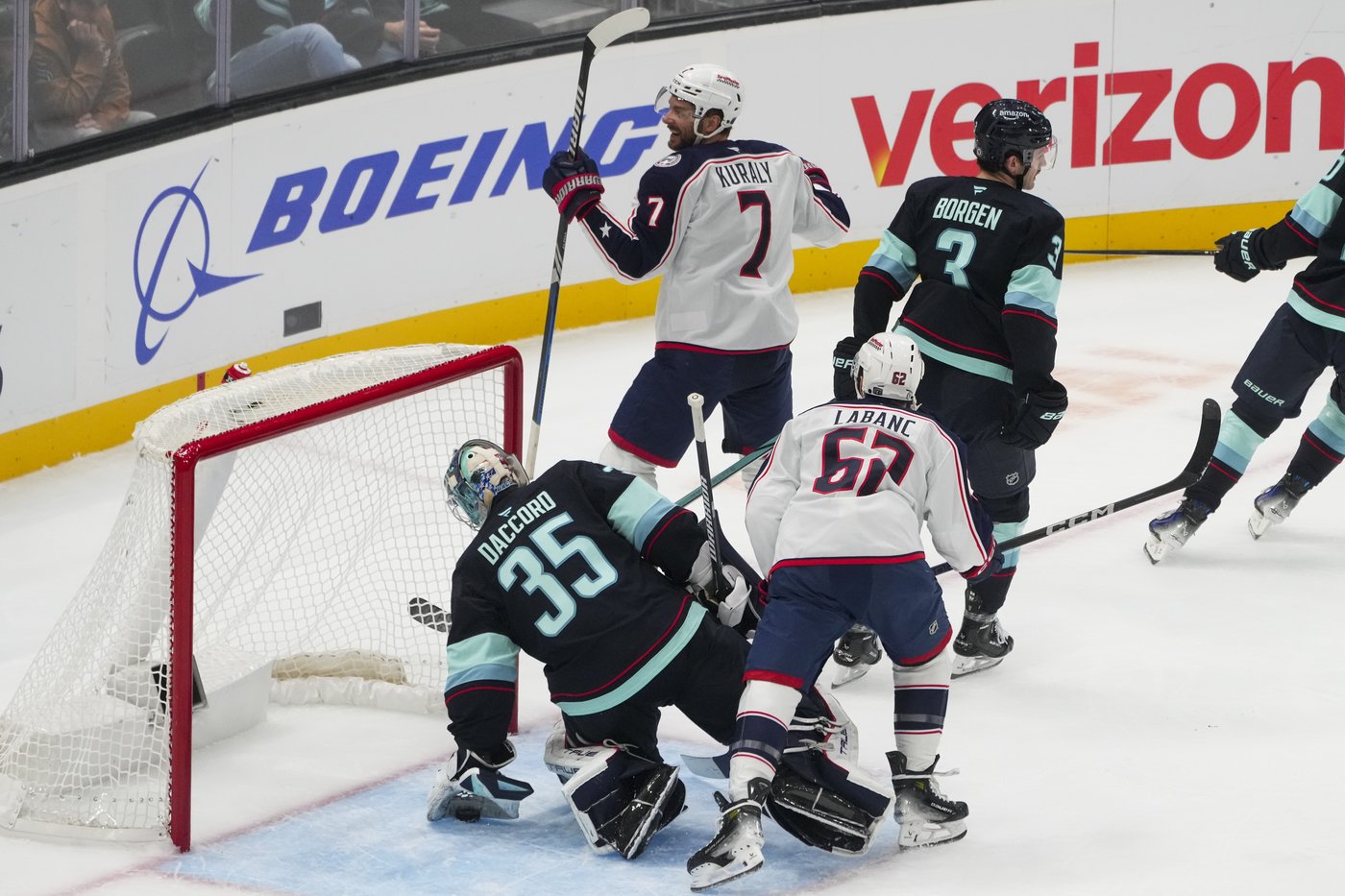 Kraken score twice in 10 seconds, defeat Blue Jackets 5-2 | iNFOnews.ca