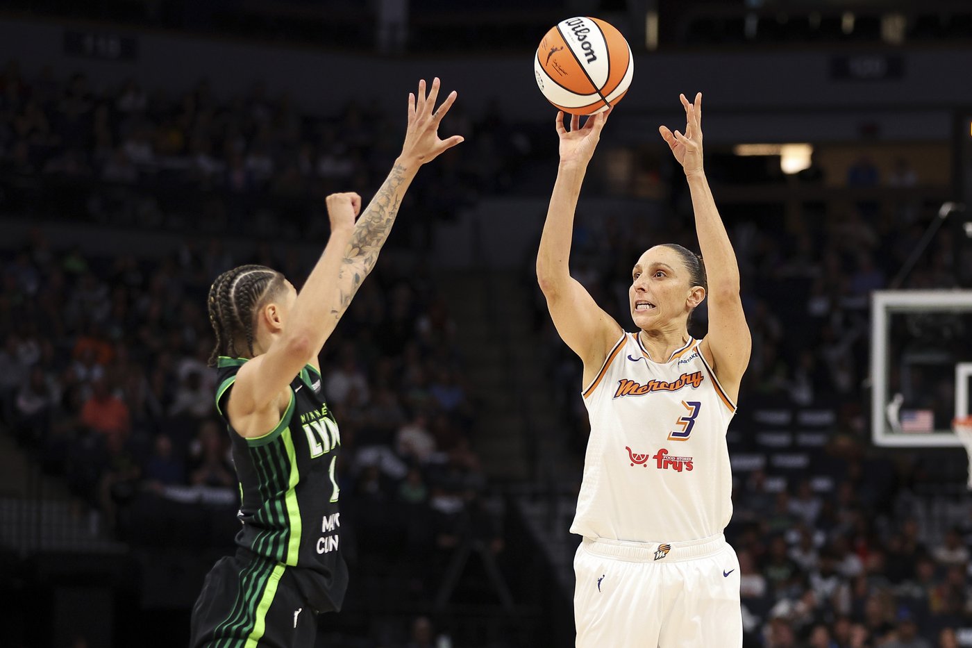 Napheesa Collier scores 38 as Lynx fend off Mercury 102-95 in playoff opener | iNFOnews.ca