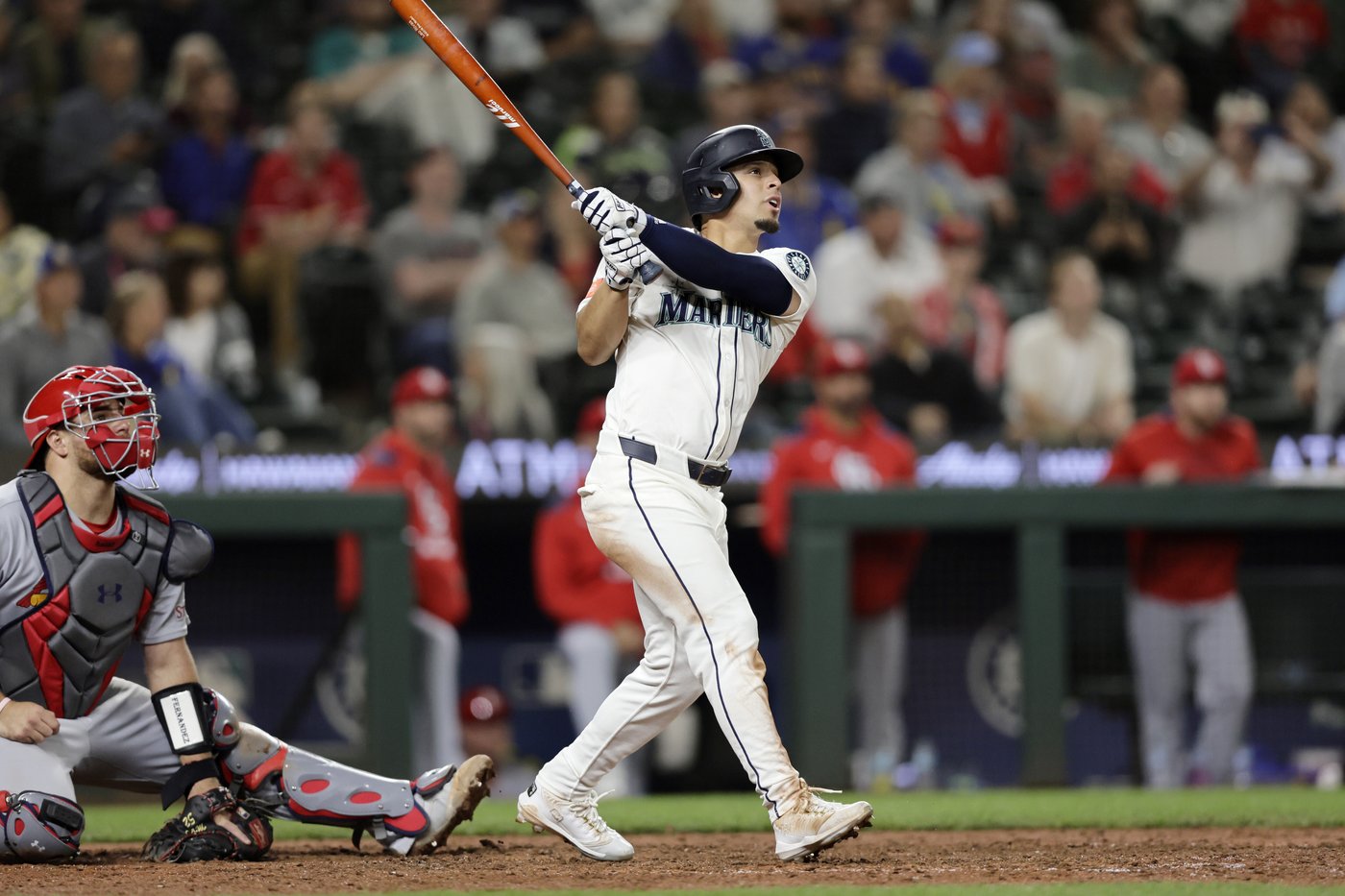 Rivas hits walk-off homer in 13th to give streaking Mariners a 4-2 win over Cardinals | iNFOnews.ca
