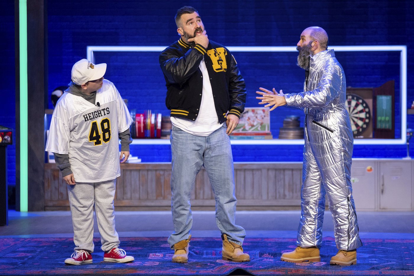 Here's Kelce! Retired Eagles great Jason Kelce tries his hand as a late-night television show host | iNFOnews.ca