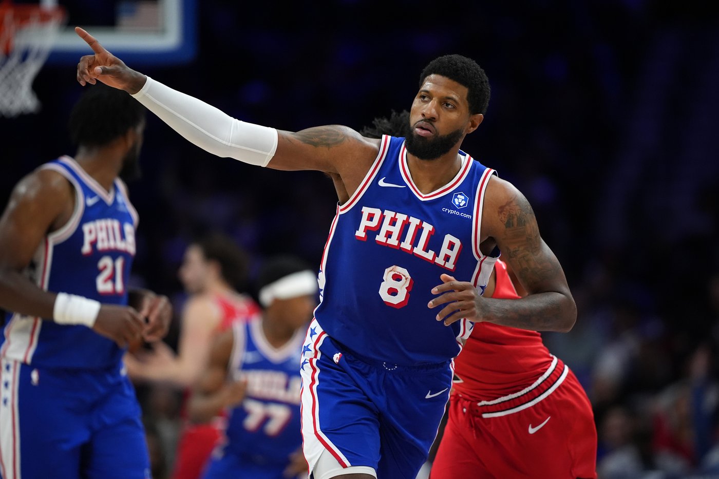 76ers' Paul George scores 28 points in first game back from 25-game drug suspension | iNFOnews.ca 76ers' Paul George scores 28 points in first game back from 25-game drug suspension | iNFOnews.ca