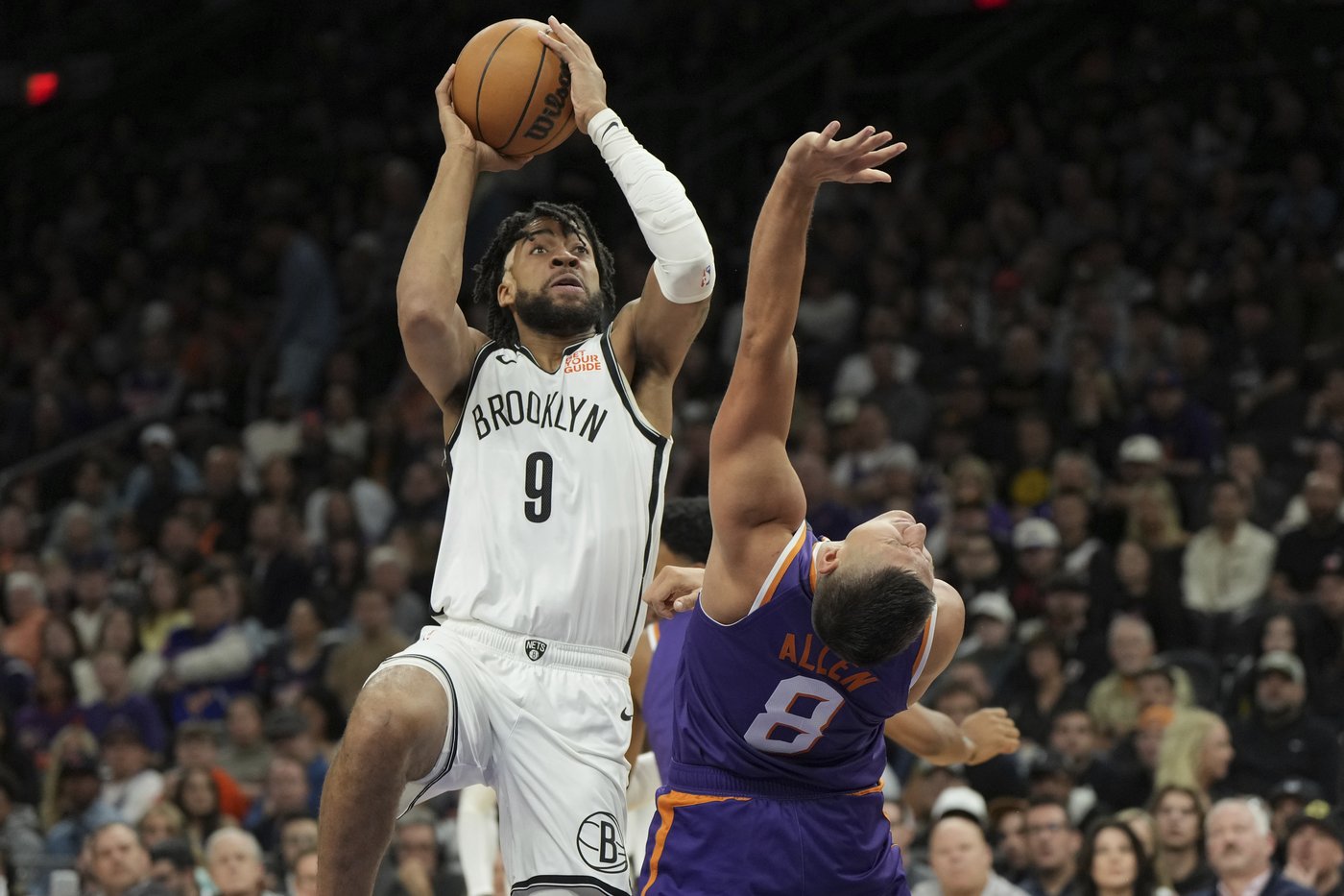 Tyrese Martin scores a career-high 30 points, leading the Nets past the Suns 127-117 | iNFOnews.ca Tyrese Martin scores a career-high 30 points, leading the Nets past the Suns 127-117 | iNFOnews.ca