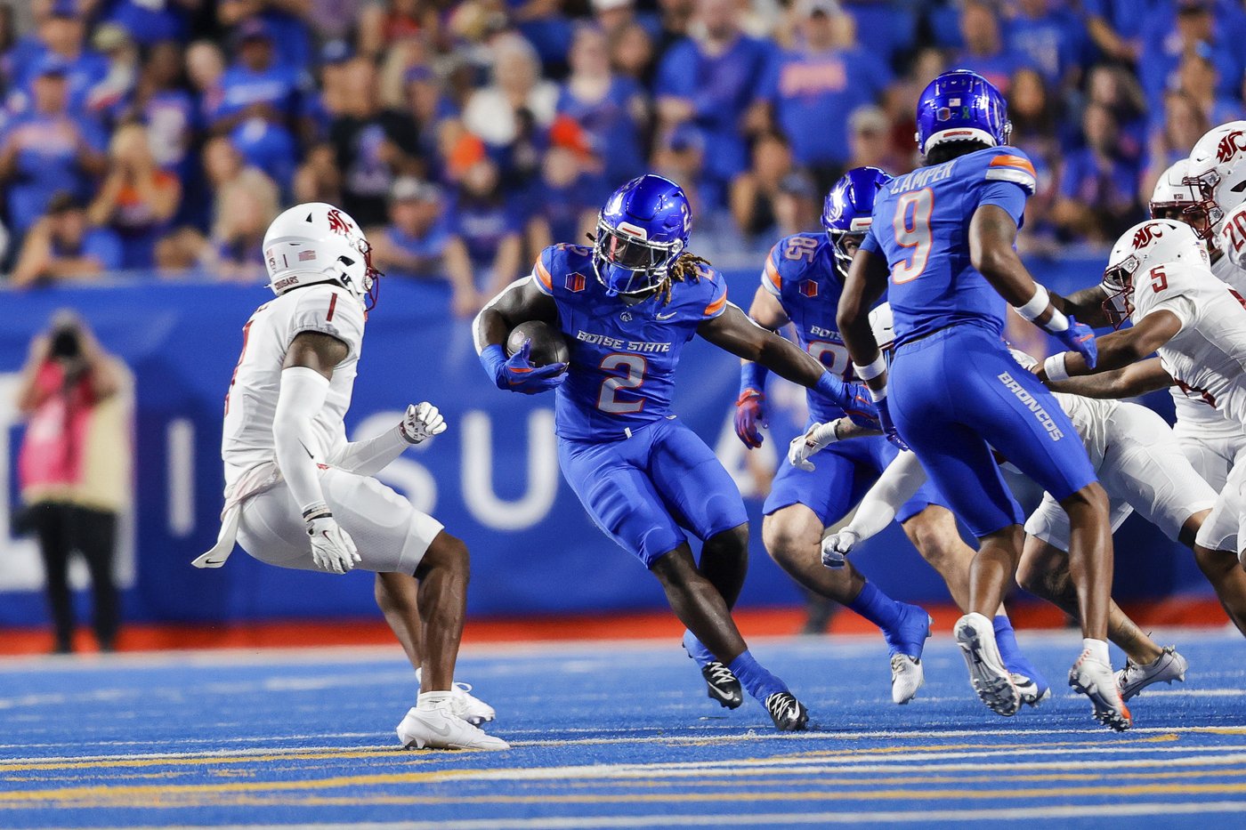 Ashton Jeanty runs for 259 yards and 4 TDs, No. 25 Boise State beats Washington State 45-24 | iNFOnews.ca
