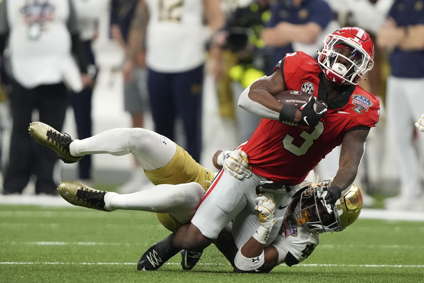 Defense and special teams lift Notre Dame to 23-10 win over Georgia in Sugar Bowl CFP quarterfinal | iNFOnews.ca