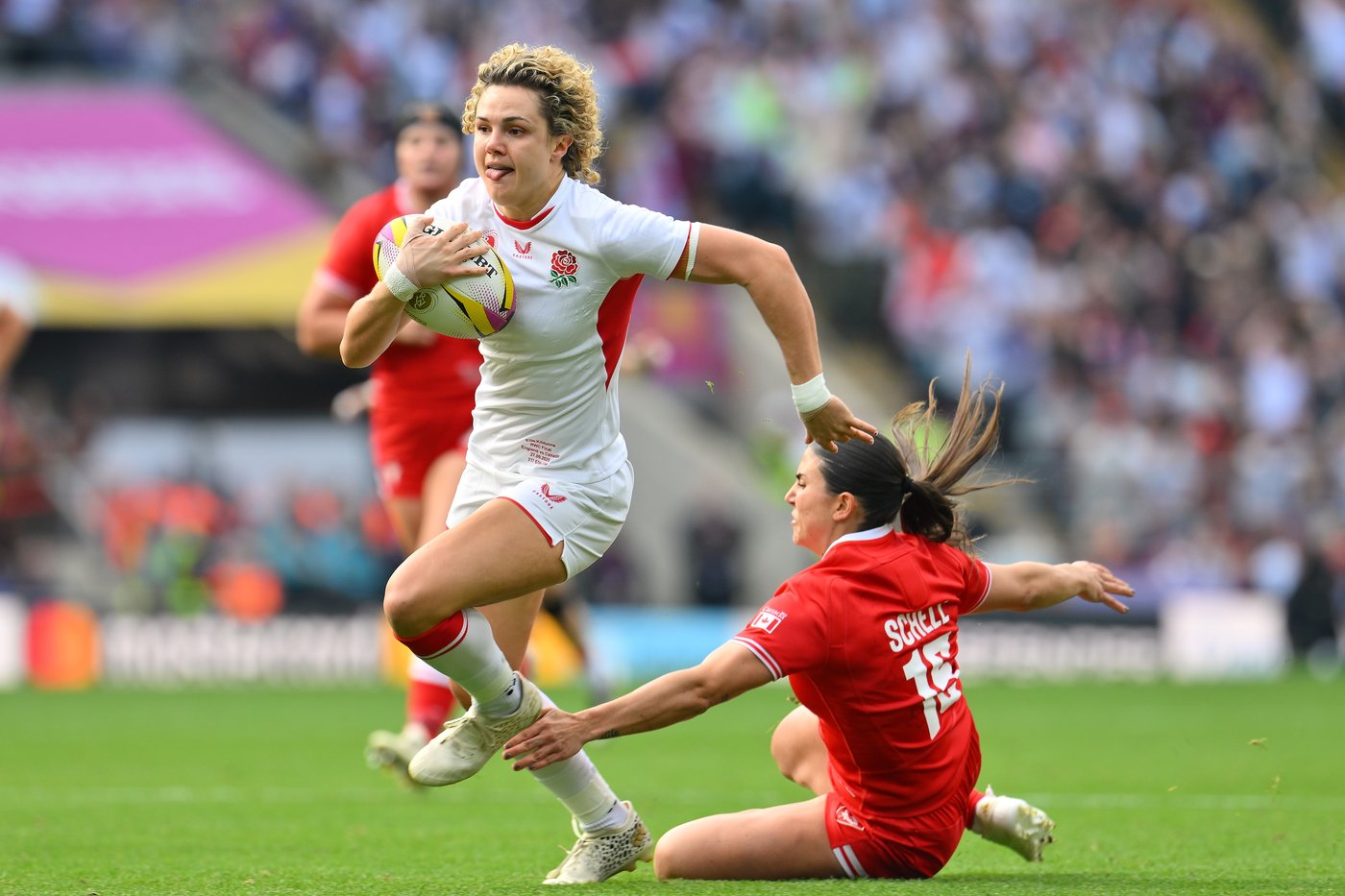 Photo highlights of untouchable England beating Canada at Women's Rugby World Cup final | iNFOnews.ca