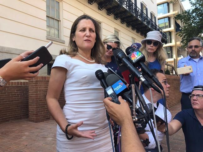 `M-i-l-k' blocking NAFTA, says Trump adviser as Freeland departs Washington | iNFOnews.ca
