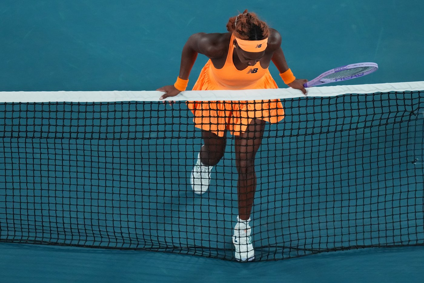 'Emotional' Coco Gauff smashes racket in frustration after Australian Open loss | iNFOnews.ca
