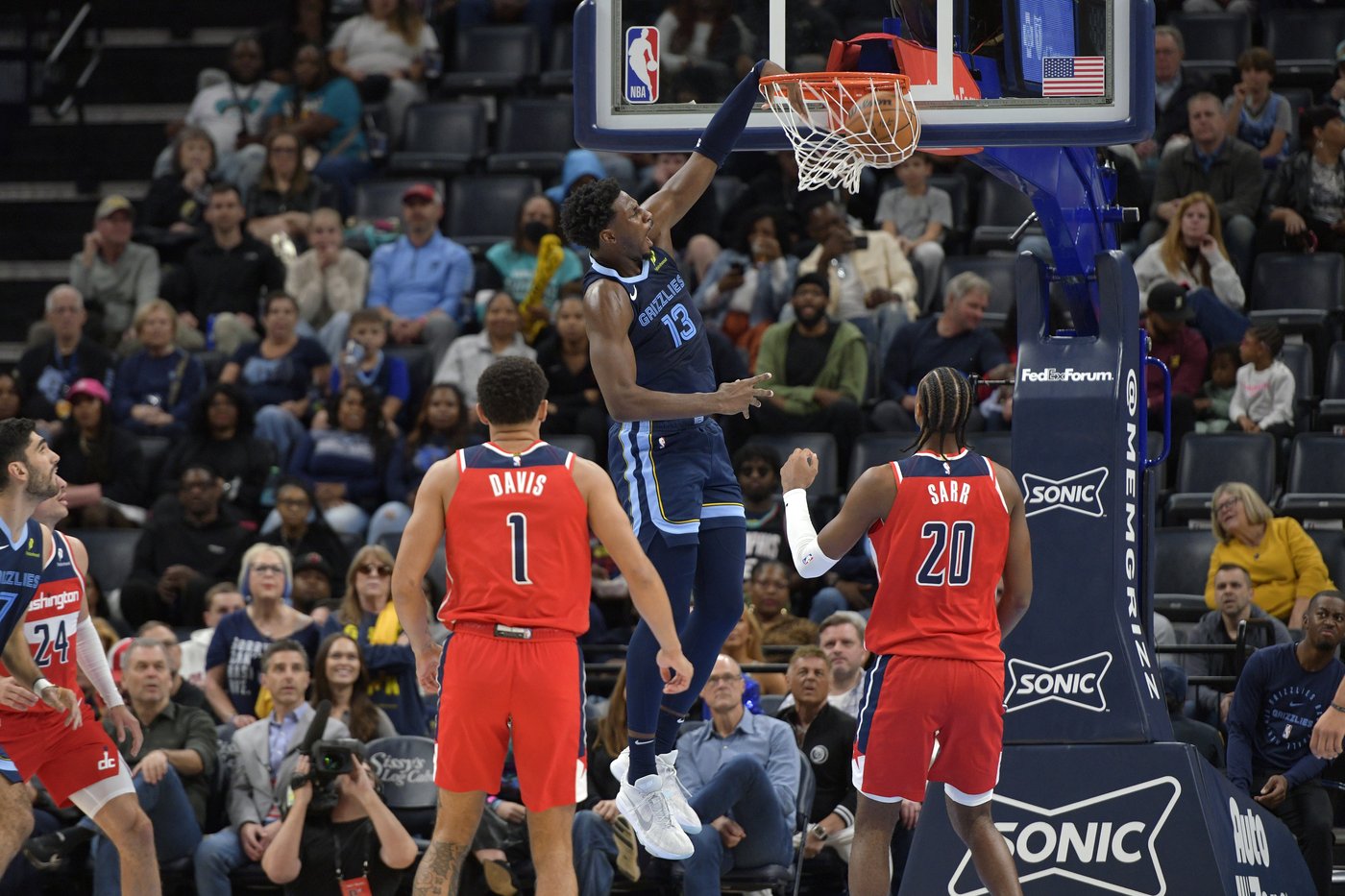 Jackson scores 39 points, Pippen has triple-double as Grizzlies beat Wizards 128-104 | iNFOnews.ca