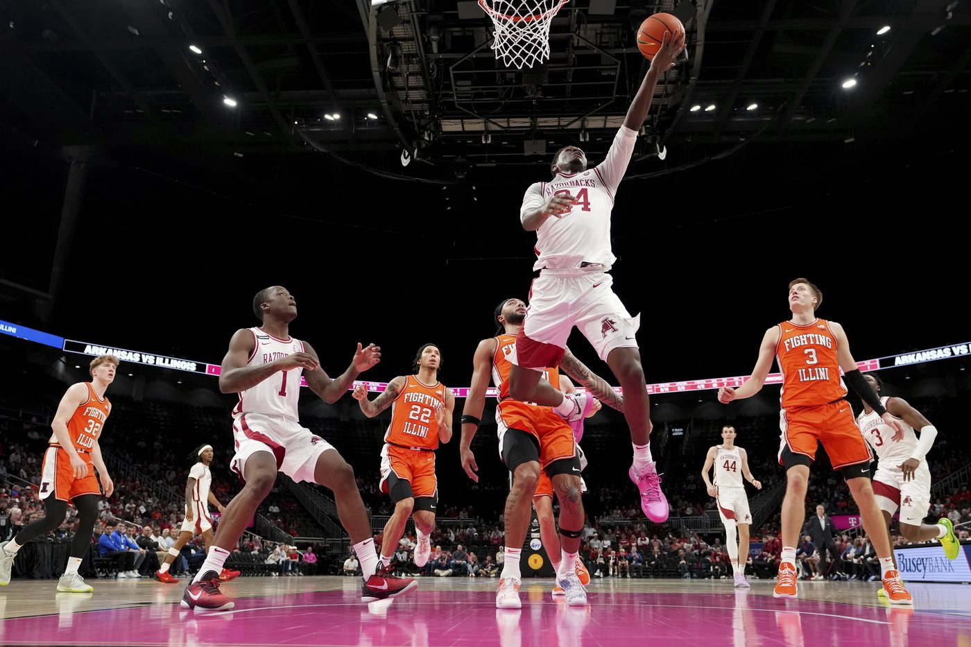 Kasparas Jakucionis scores a season-best 23 points as Illinois tops No. 19 Arkansas 90-77 | iNFOnews.ca Kasparas Jakucionis scores a season-best 23 points as Illinois tops No. 19 Arkansas 90-77 | iNFOnews.ca