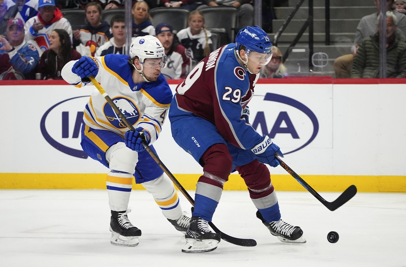 Toews scores in overtime, Avalanche overcome 3-goal deficit to beat Sabres 6-5 | iNFOnews.ca