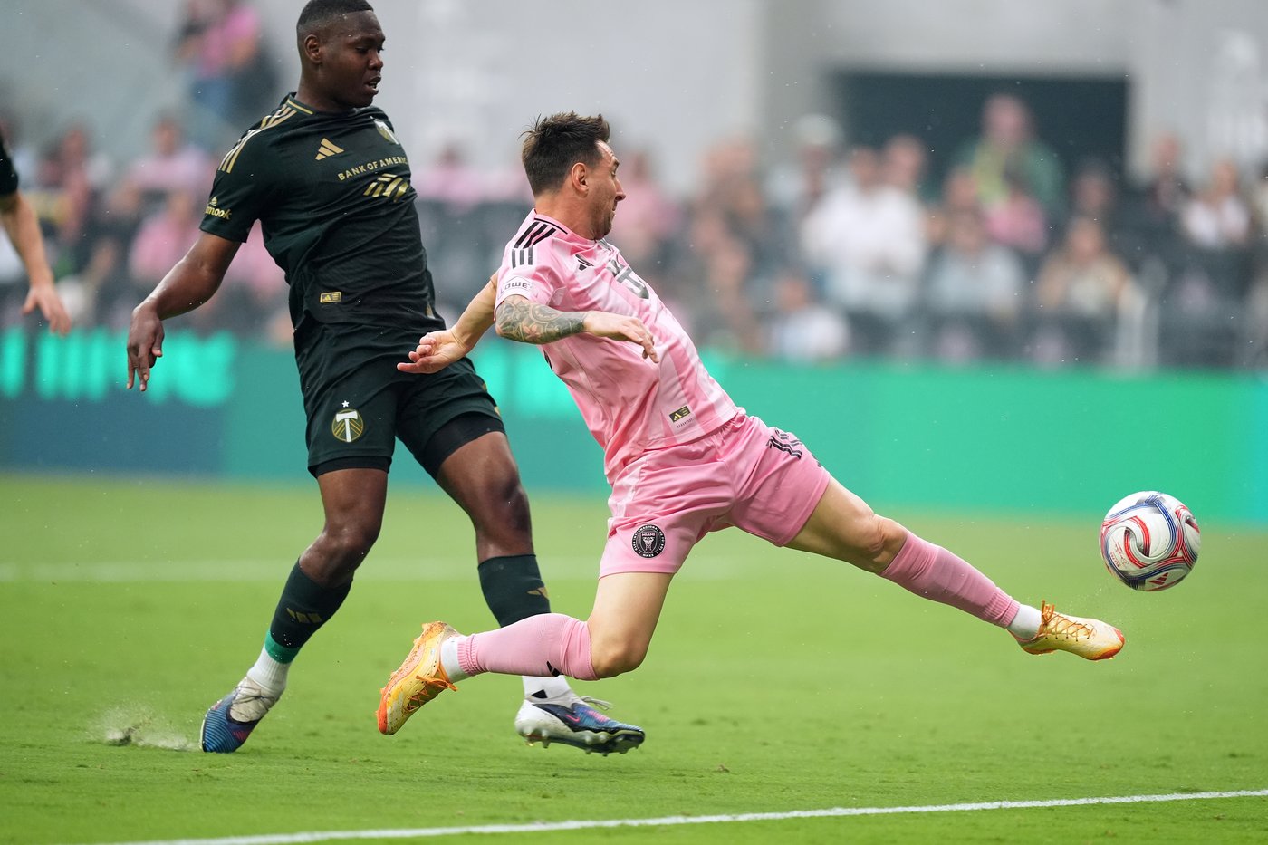 Messi's goal, assist lead Inter Miami to 2-0 win over Portland and first at new stadium | iNFOnews.ca