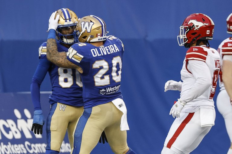 Blue Bombers help their playoff fortunes with 33-28 win over Stampeders | iNFOnews.ca