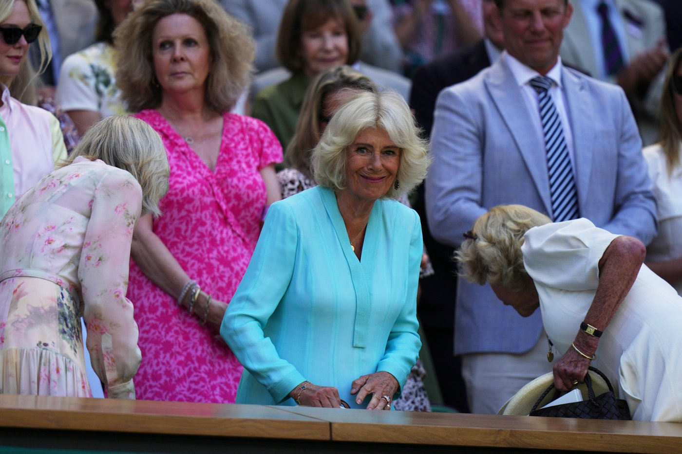 Queen Camilla visits Wimbledon and is joined by actor who played her husband | iNFOnews.ca
