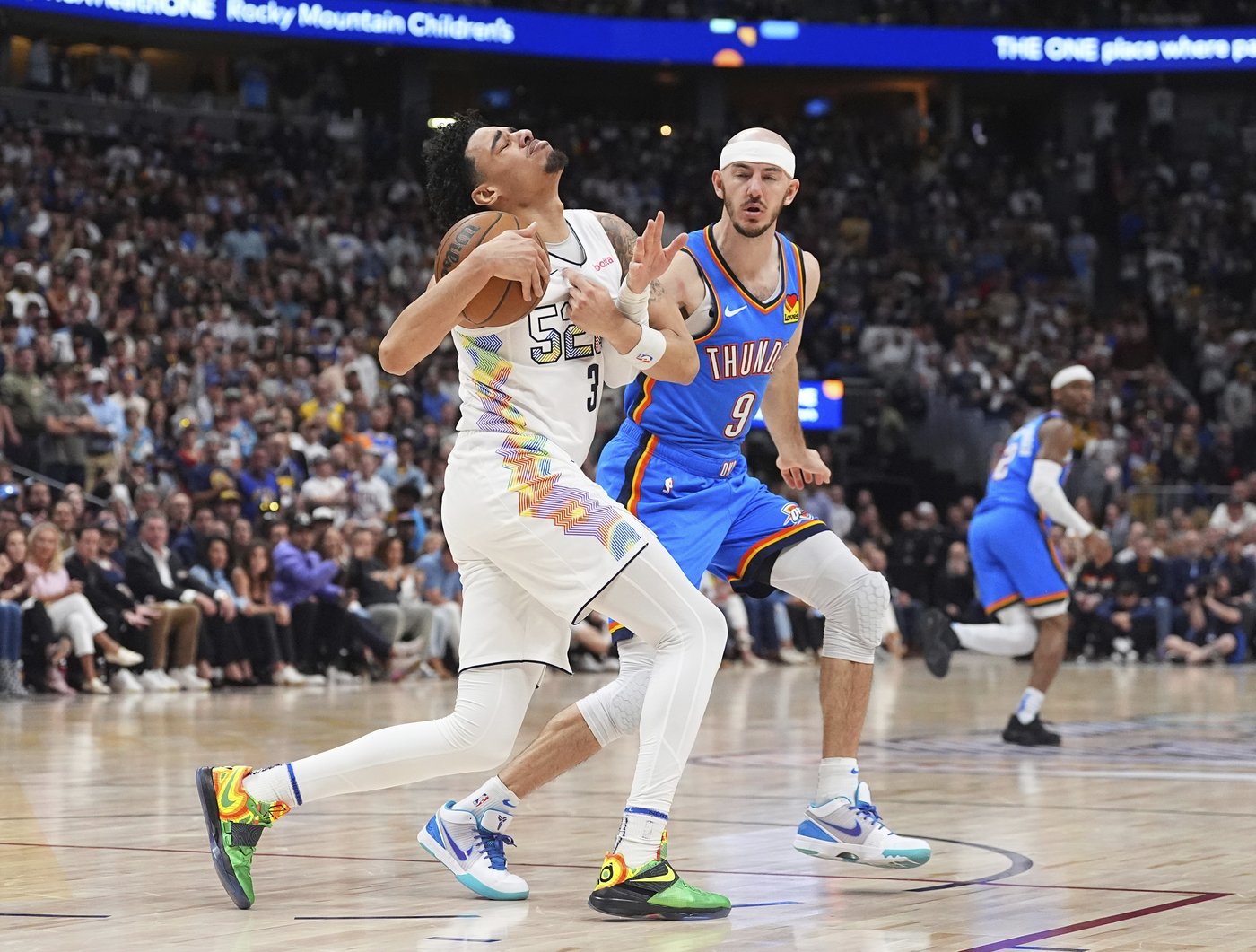 Strawther provides spark off the bench, even loses a tooth, as Nuggets force Game 7 against Thunder | iNFOnews.ca Strawther provides spark off the bench, even loses a tooth, as Nuggets force Game 7 against Thunder | iNFOnews.ca