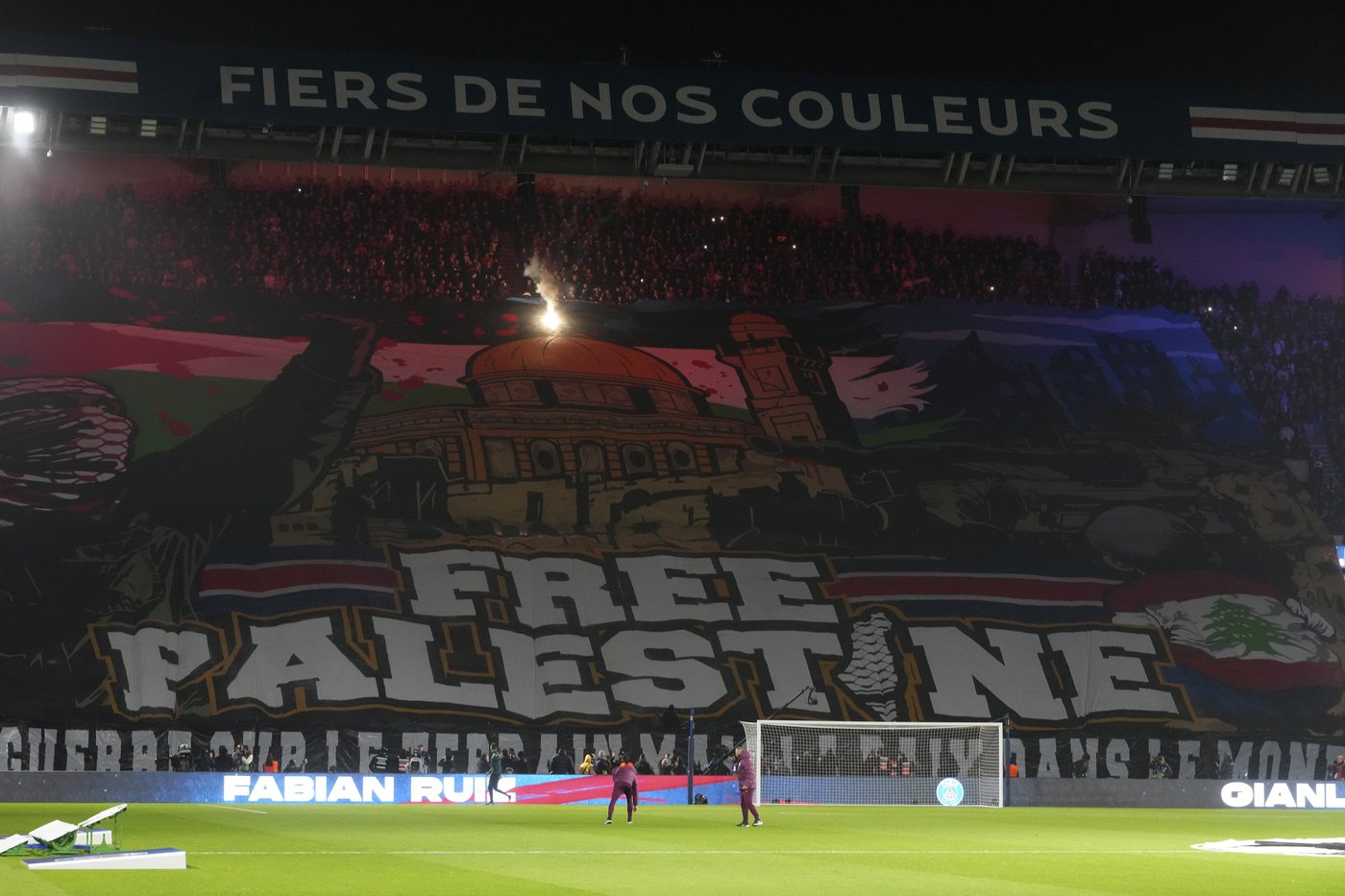 French interior minister wants explanation from PSG for 'Free Palestine' banner | iNFOnews.ca