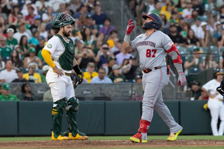 Andrés Chaparro racks up 8 RBIs as Nationals hand A's their 10th straight loss with 23-4 rout | iNFOnews.ca