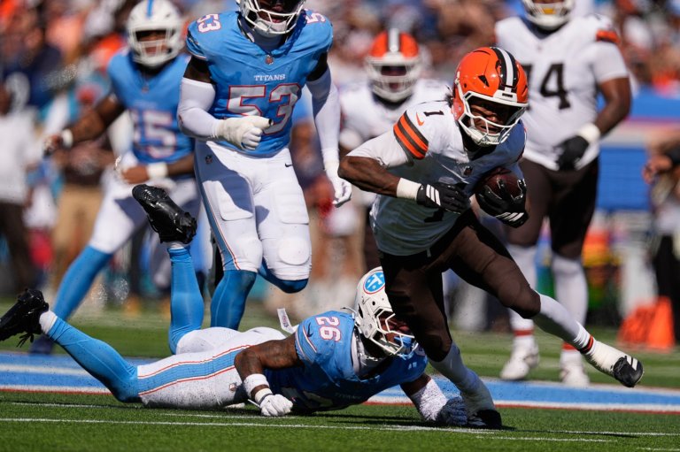 Cleveland rookie receiver KC Concepcion has breakout performance with 8 catches for 129 yards | iNFOnews.ca