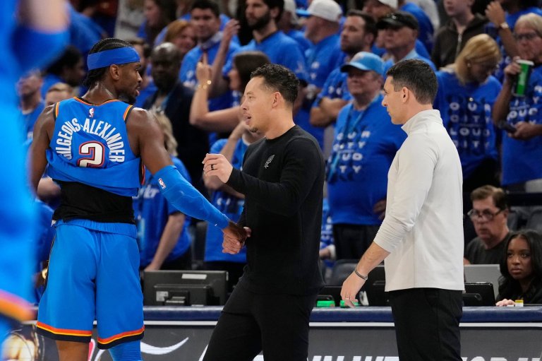 Gilgeous-Alexander tips his cap after Thunder fall to Spurs in Game 7 to end their title reign | iNFOnews.ca