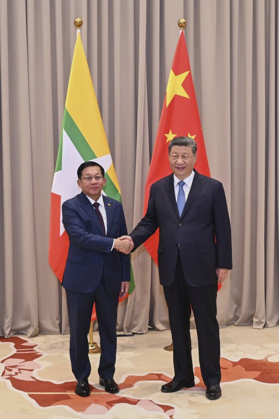 Myammar's military government chief has first meeting with China's leader since taking power in 2021 | iNFOnews.ca