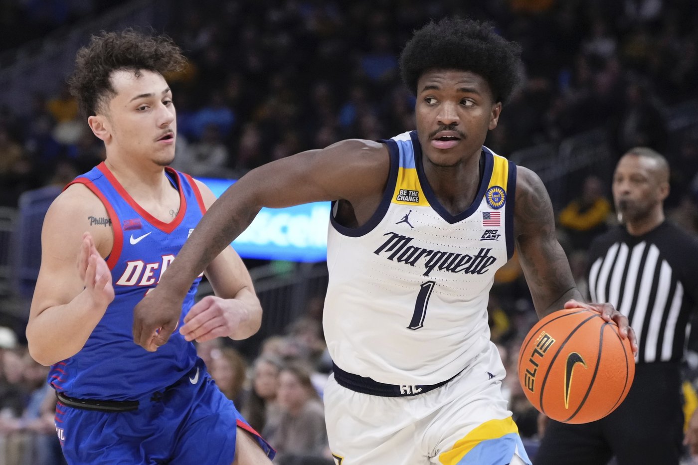 Jones scores 19 points as No. 18 Marquette snaps 3-game skid by defeating DePaul 68-58 | iNFOnews.ca Jones scores 19 points as No. 18 Marquette snaps 3-game skid by defeating DePaul 68-58 | iNFOnews.ca