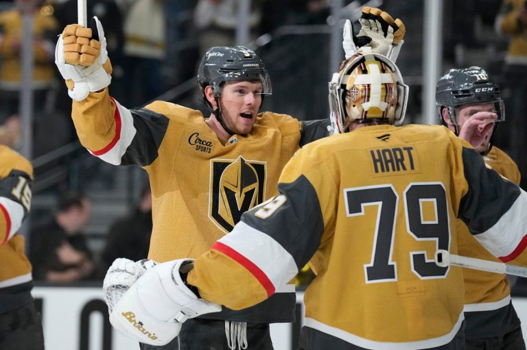 Dowd nets winner as Golden Knights edge Mammoth 4-2 in playoff opener | iNFOnews.ca