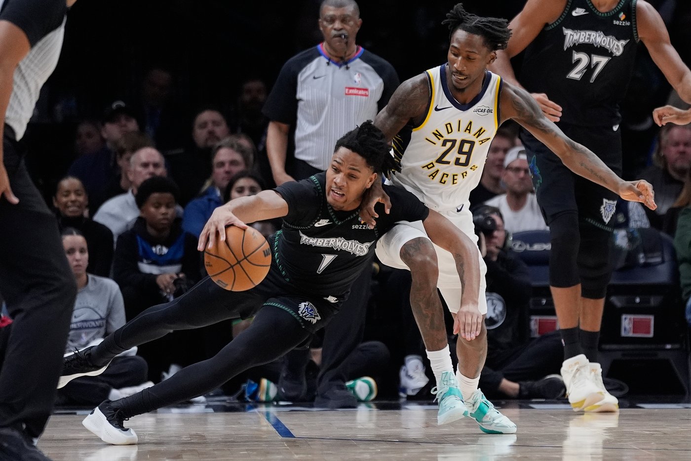 Timberwolves hang on to beat depleted Pacers 114-110, after Edwards exits early with tight hamstring | iNFOnews.ca