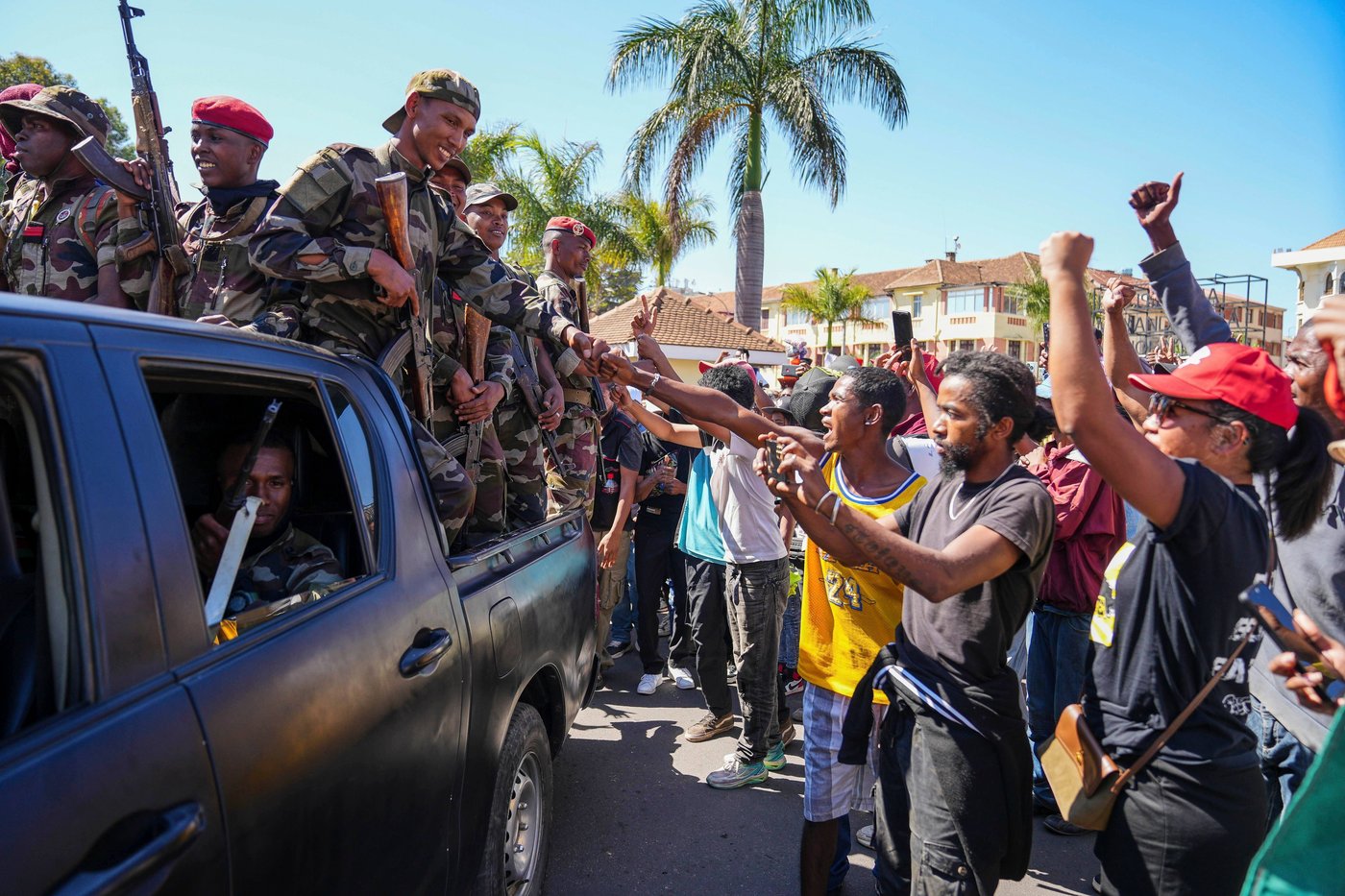 Madagascar's president says a coup is underway after soldiers joined anti-government demonstrations | iNFOnews.ca