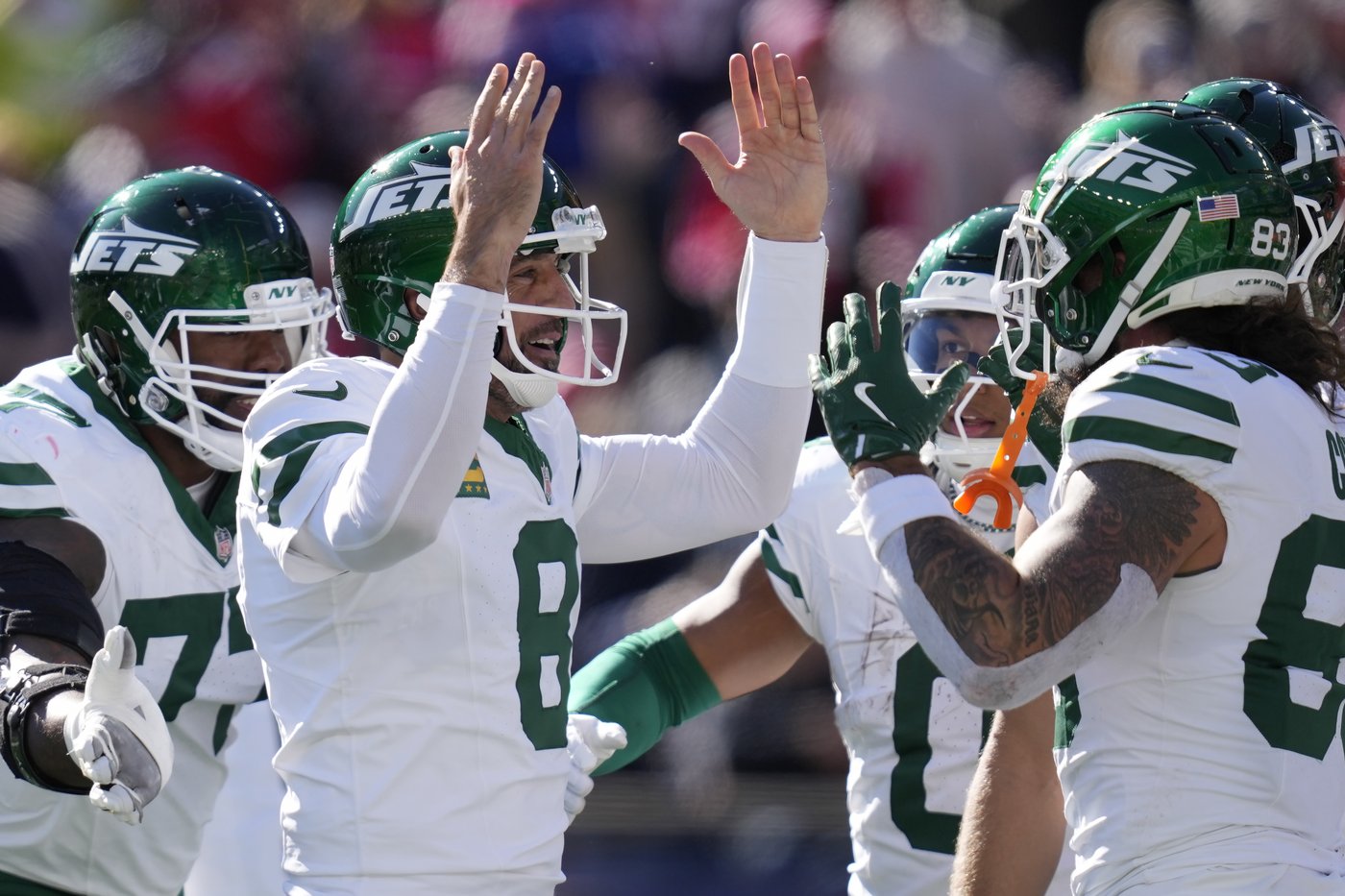 Jets' Aaron Rodgers feeling spicy on a short week, maybe thanks to some cayenne pepper | iNFOnews.ca Jets' Aaron Rodgers feeling spicy on a short week, maybe thanks to some cayenne pepper | iNFOnews.ca