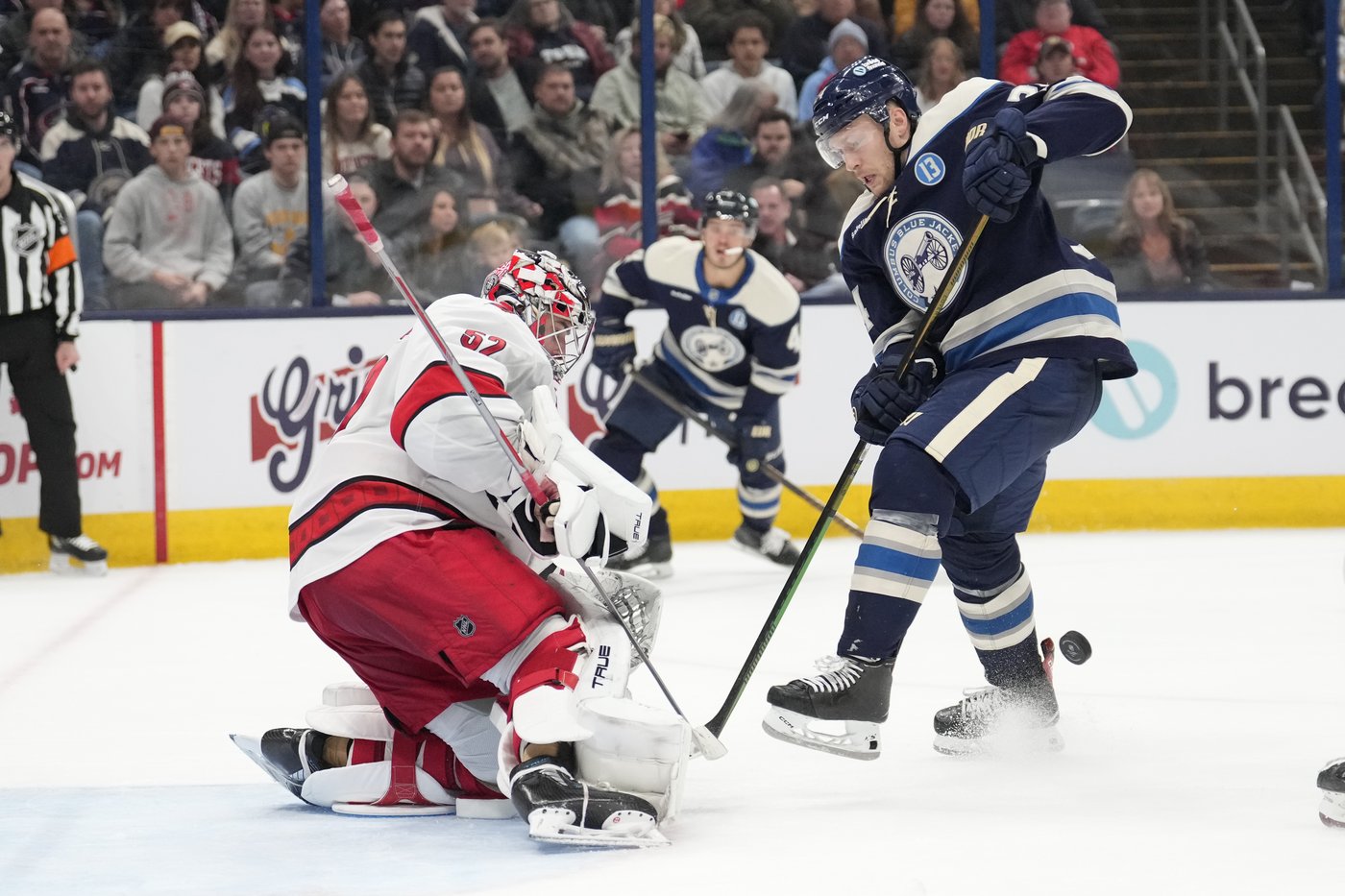 Marchenko ties it late, Monahan gets only goal in shootout as Blue Jackets beat Hurricanes 5-4 | iNFOnews.ca