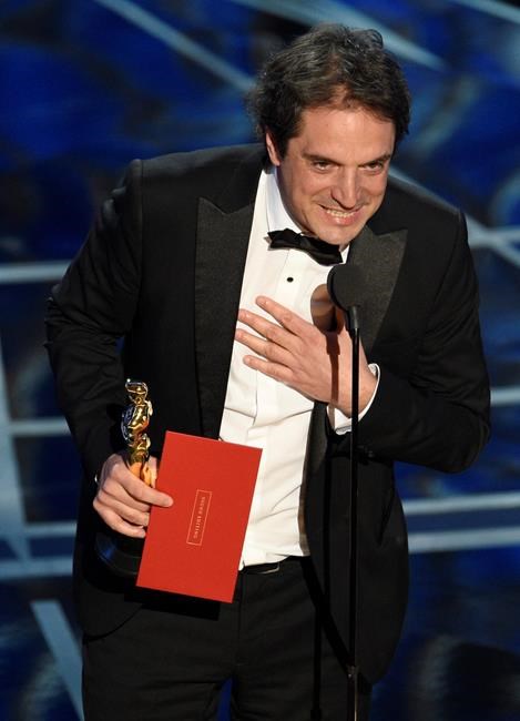 Montreal sound editor Sylvain Bellemare wins Oscar for 'Arrival' | iNFOnews.ca