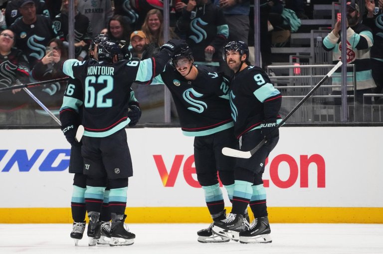 Marchment scores in Seattle debut as Kraken win season opener for first time | iNFOnews.ca
