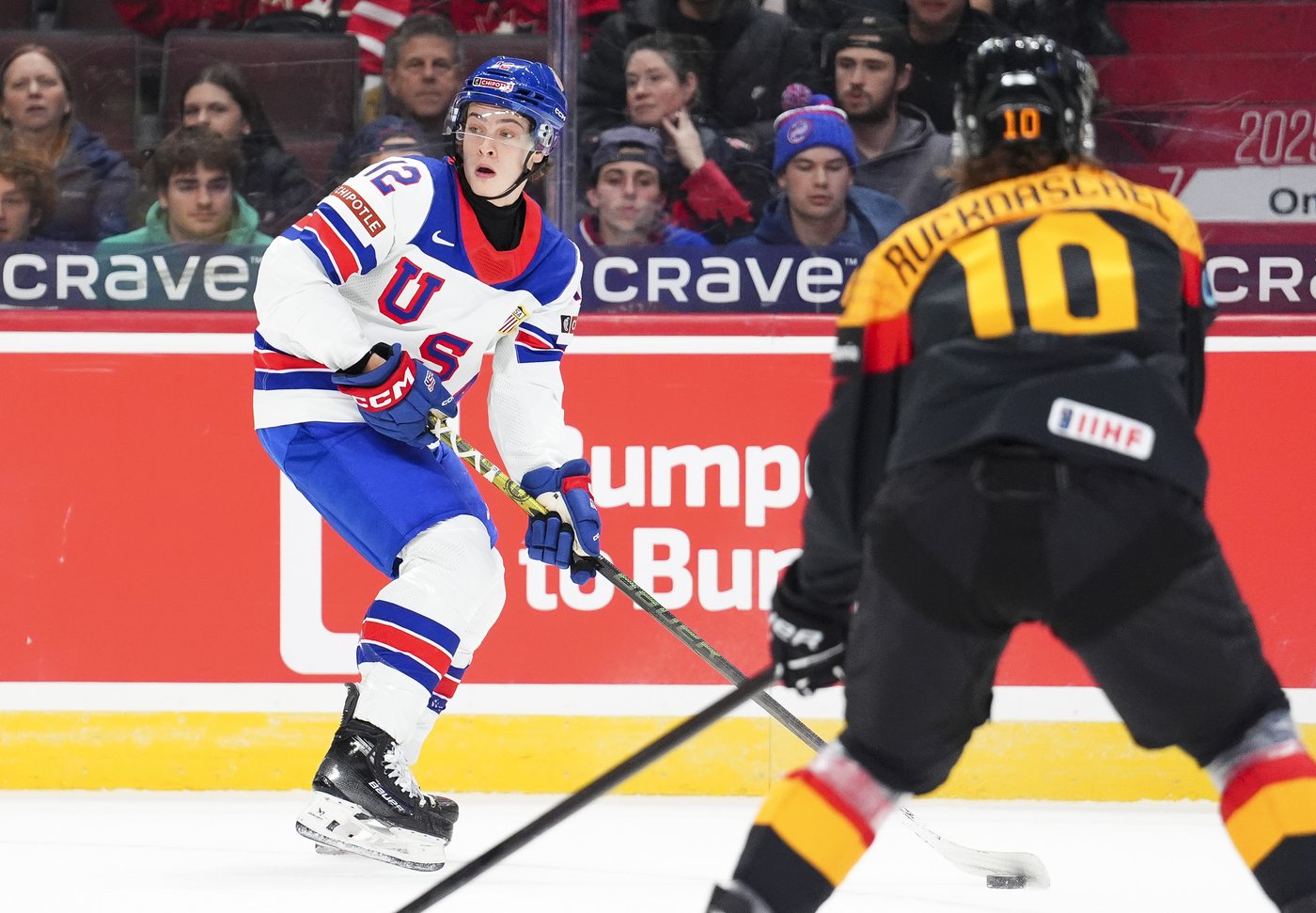 Top draft prospect James Hagens shining at world juniors with U.S. | iNFOnews.ca