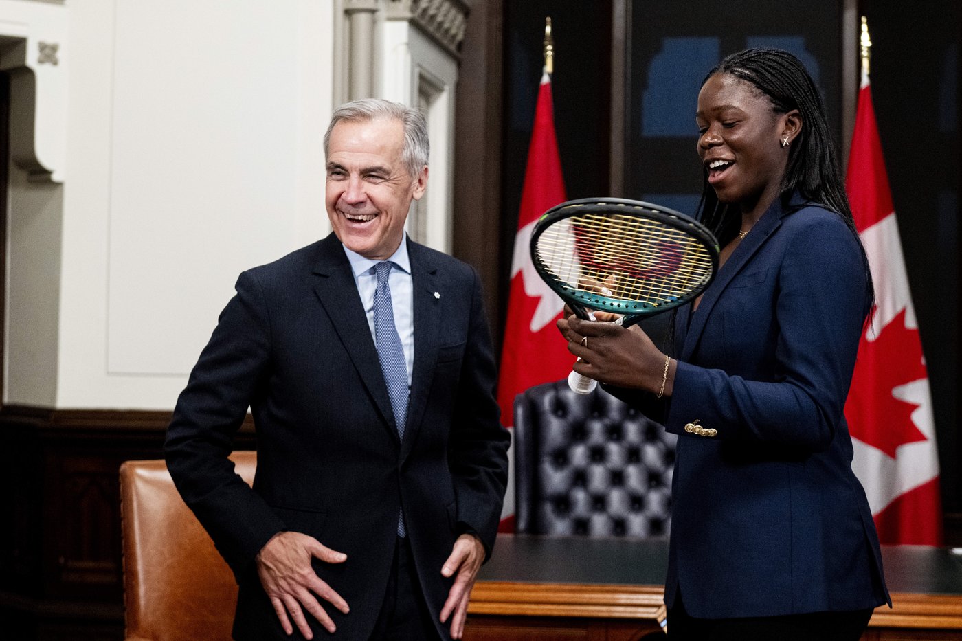 Prime Minister Carney hosts Canadian tennis star Mboko on Parliament Hill | iNFOnews.ca