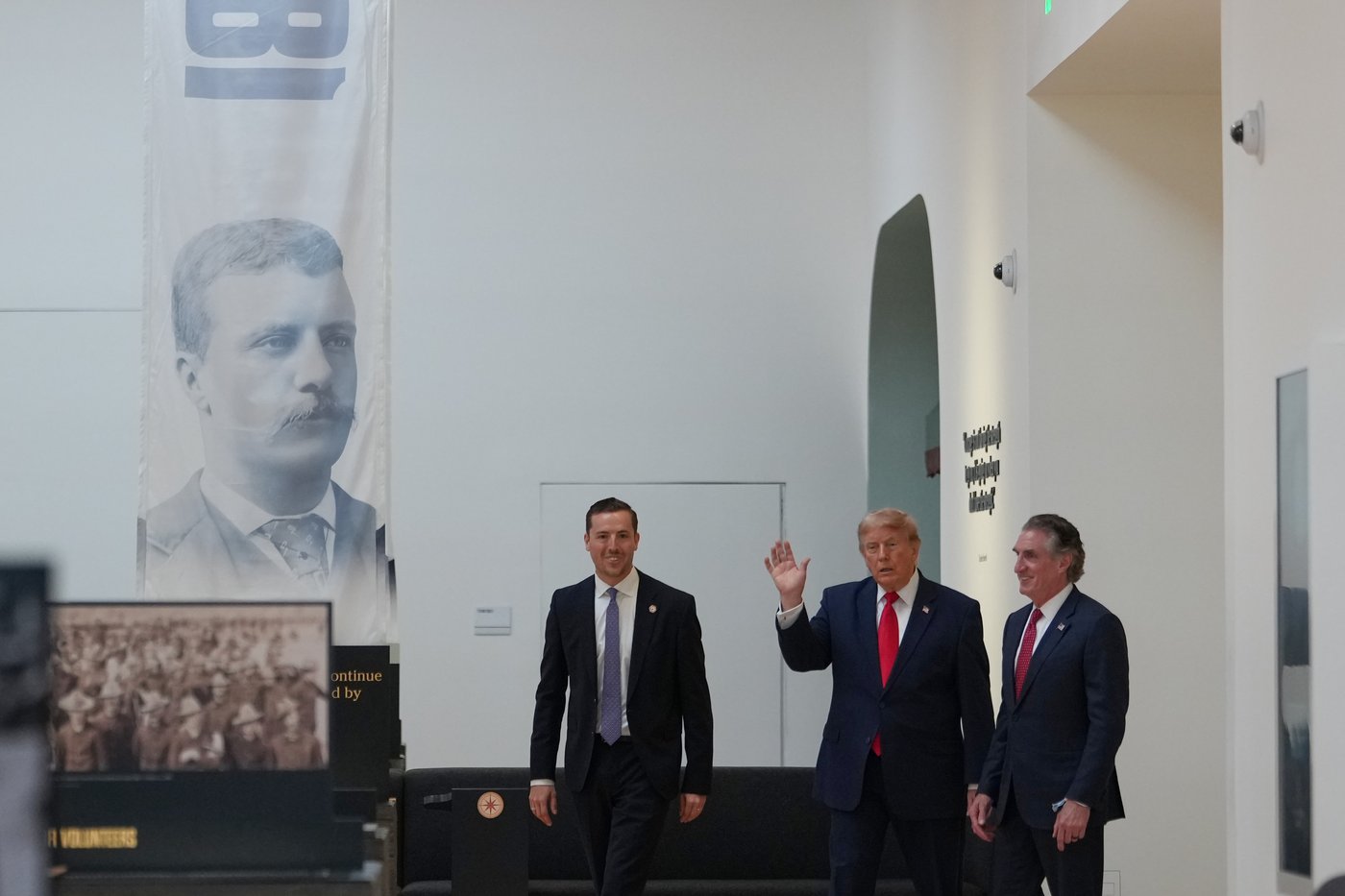 Trump visits newly built Theodore Roosevelt Presidential Library in North Dakota's Badlands | iNFOnews.ca Trump visits newly built Theodore Roosevelt Presidential Library in North Dakota's Badlands | iNFOnews.ca