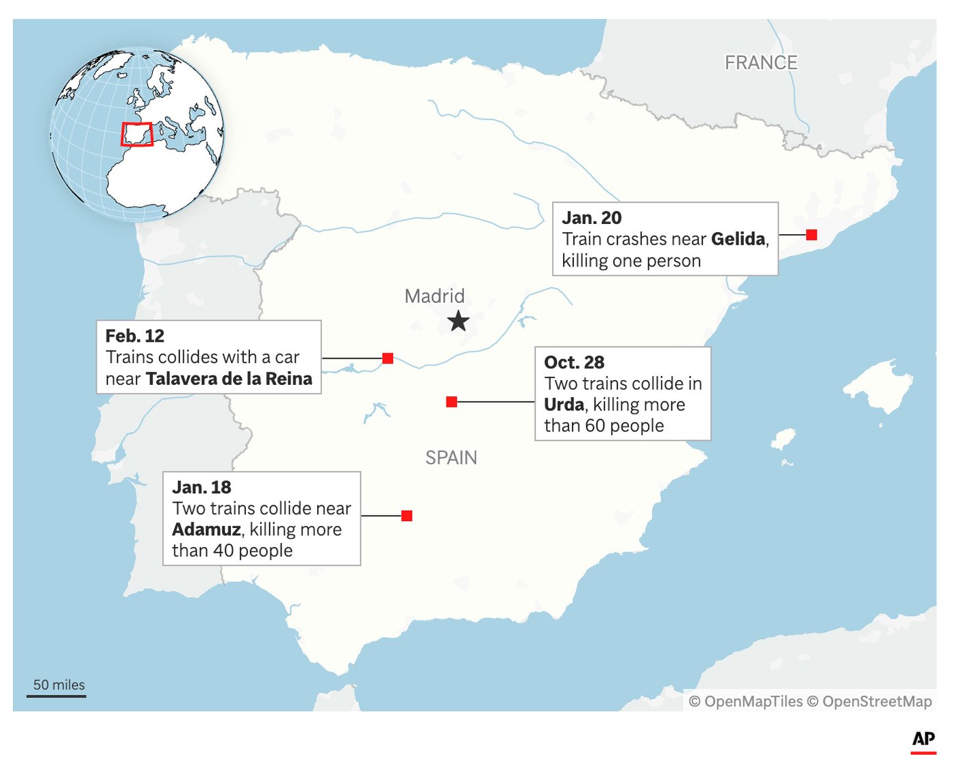 Spain reckons with second deadly train crash of the year ahead of national election | iNFOnews.ca
