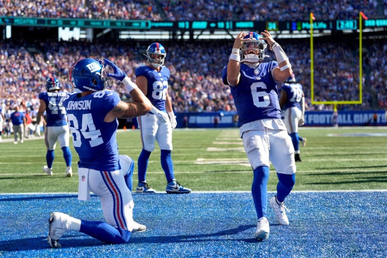 Dart's impressive debut leads Giants to 1st win over Chargers, but await word on Nabers' injury | iNFOnews.ca