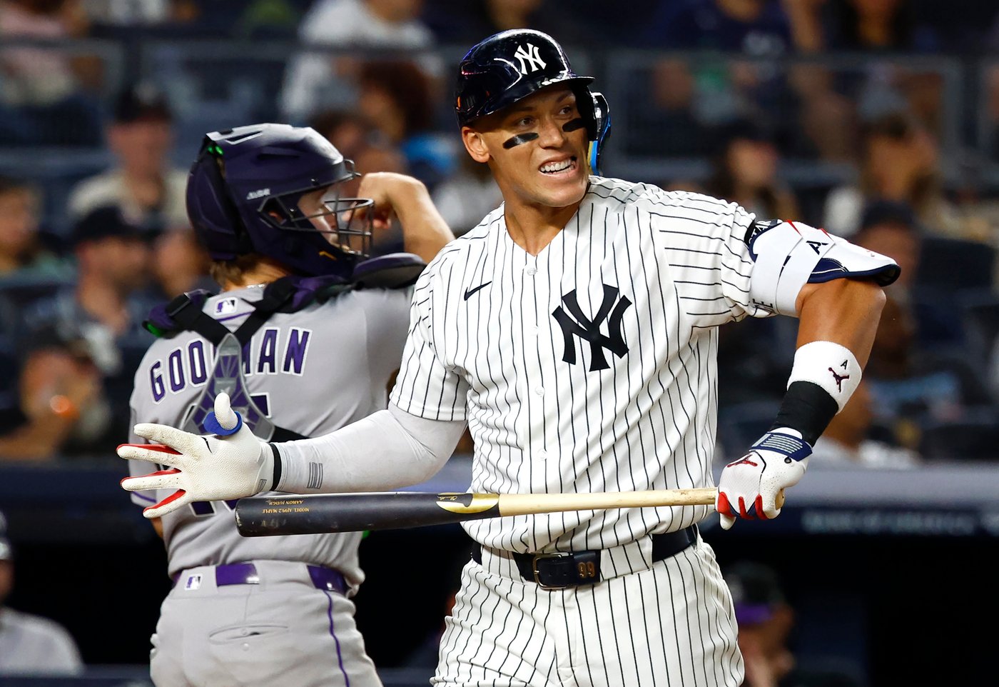 Aaron Judge goes 0 for 3 with 2 Ks in return to Yankees after 99-day absence caused by broken rib | iNFOnews.ca Aaron Judge goes 0 for 3 with 2 Ks in return to Yankees after 99-day absence caused by broken rib | iNFOnews.ca