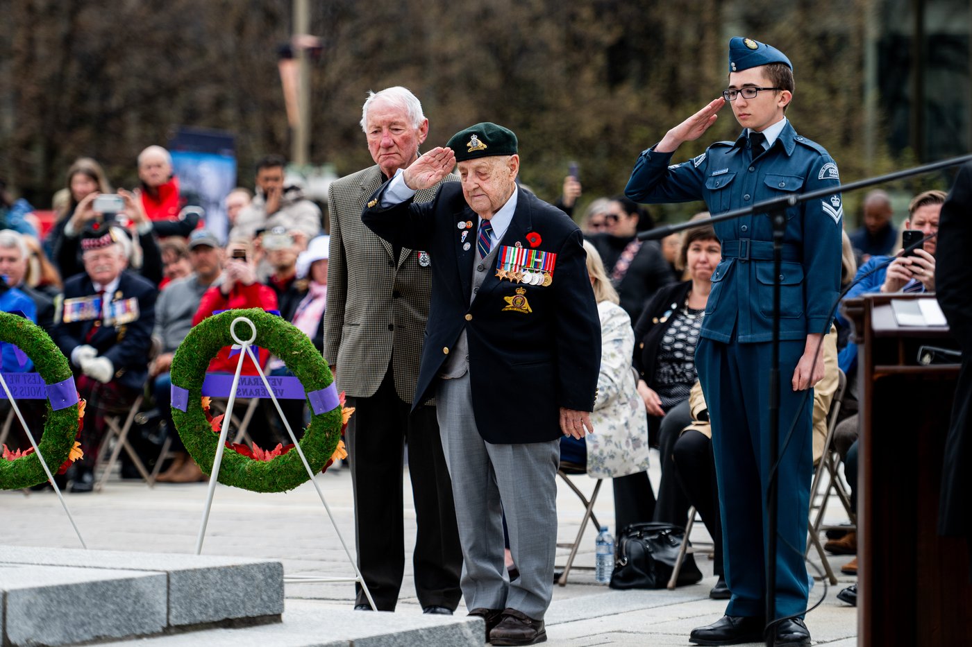 Canadians mark Victory in Europe Day in downtown ceremonies | iNFOnews.ca