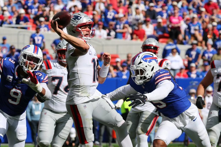 Maye overcomes his two turnovers with 3 TD passes in Patriots' 29-26 win over Bills | iNFOnews.ca