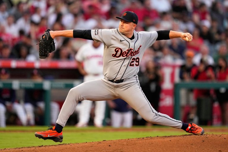 Skubal strikes out 9 in 7 innings and Torkelson homers twice in Tigers' 7-0 win over Angels | iNFOnews.ca