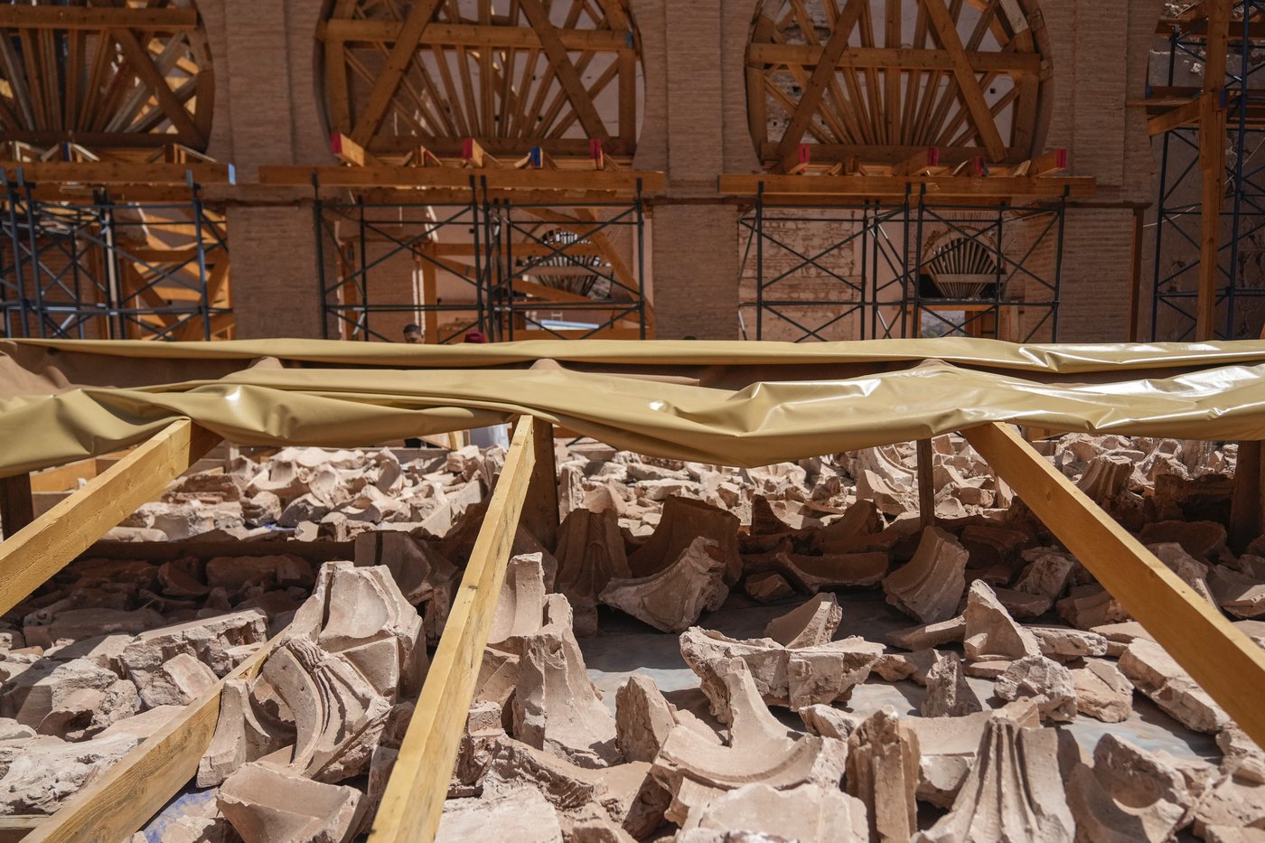Brick by brick, Morocco rebuilds 12th-century mosque destroyed by 2023 earthquake | iNFOnews.ca