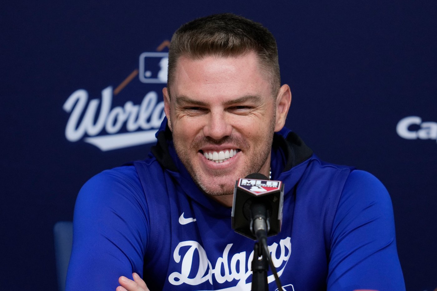 Up past bedtime, Charlie Freeman still missed dad Freddie's World Series homer | iNFOnews.ca
