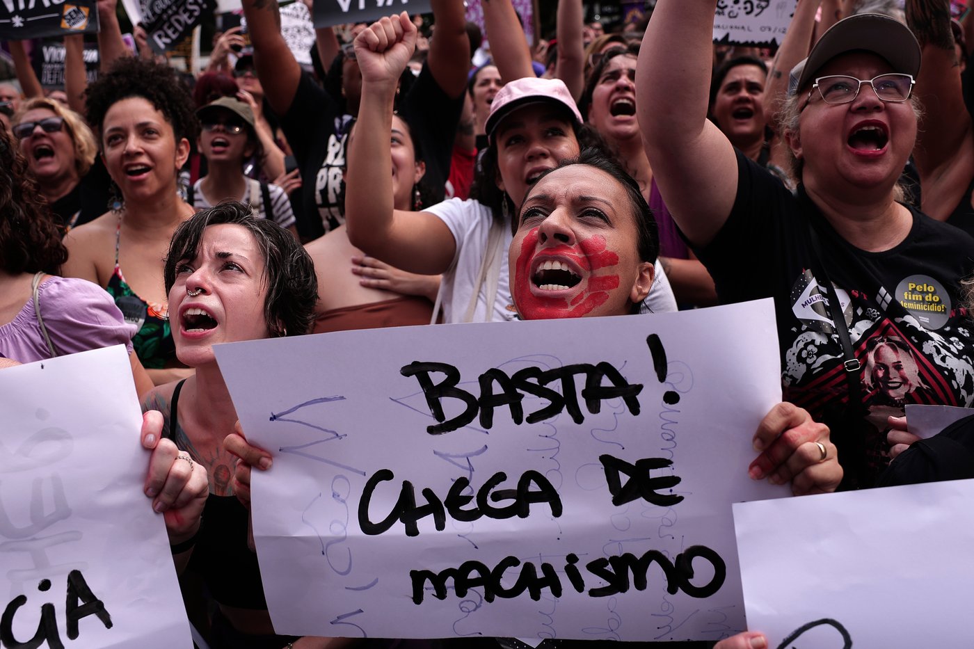 Women protest gender-based violence across Brazil following shocking cases | iNFOnews.ca Women protest gender-based violence across Brazil following shocking cases | iNFOnews.ca
