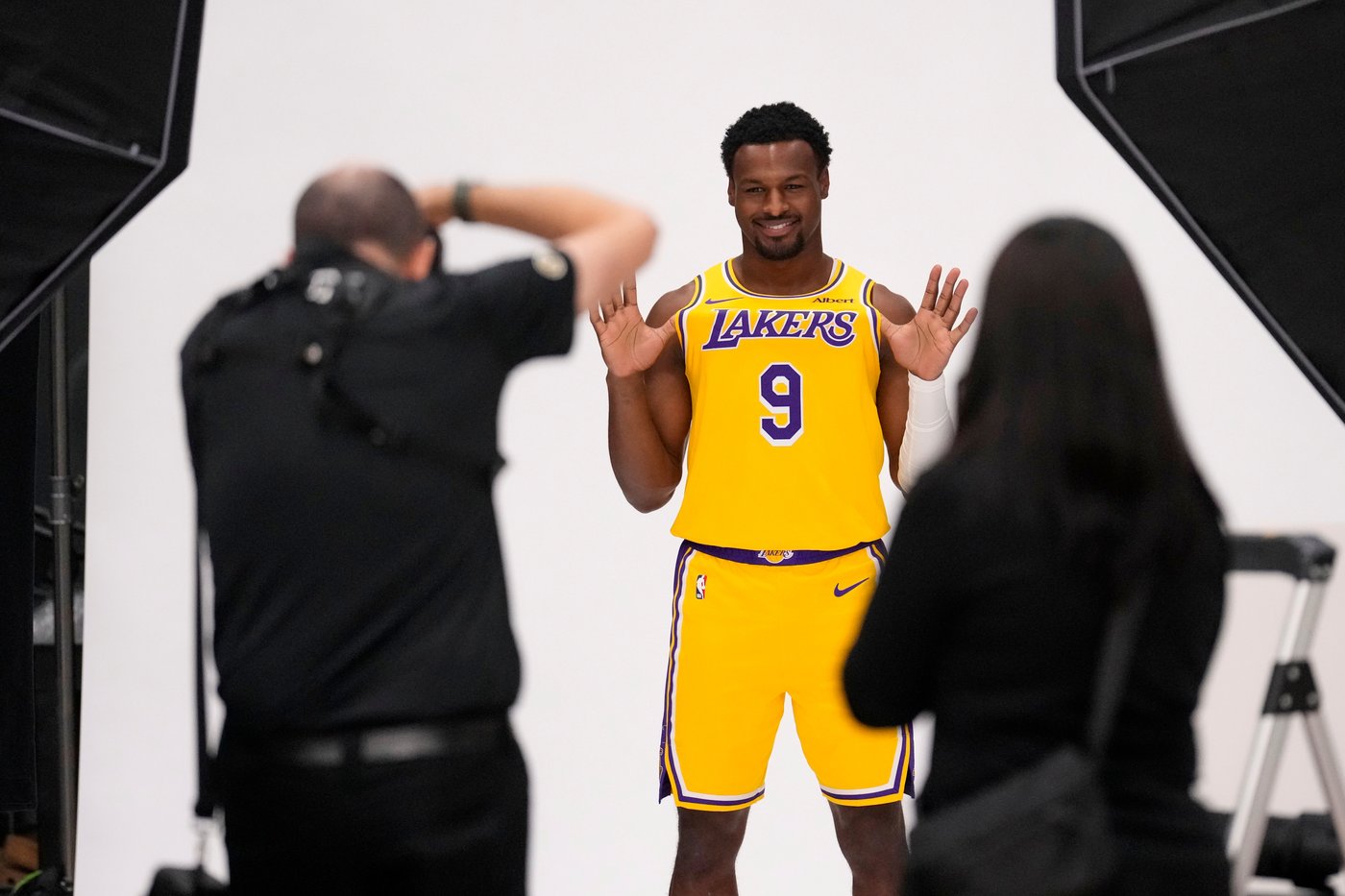 Bronny James unbothered by father LeBron's departure, eager to be his own man with younger Lakers | iNFOnews.ca
