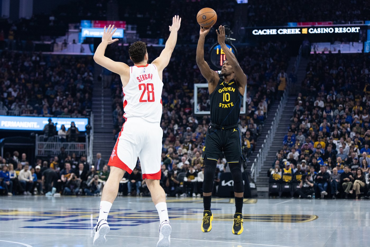 Reed Sheppard scores career-high 31 points as Rockets rally in 2nd half to beat Warriors 104-100 | iNFOnews.ca Reed Sheppard scores career-high 31 points as Rockets rally in 2nd half to beat Warriors 104-100 | iNFOnews.ca