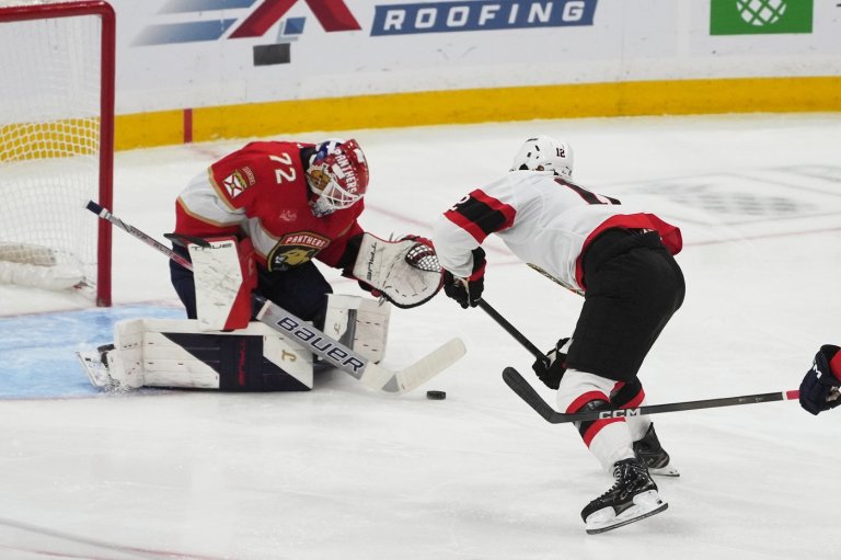 Dorofeyev, Pinto, Bobrovsky named NHL's three stars of the week | iNFOnews.ca