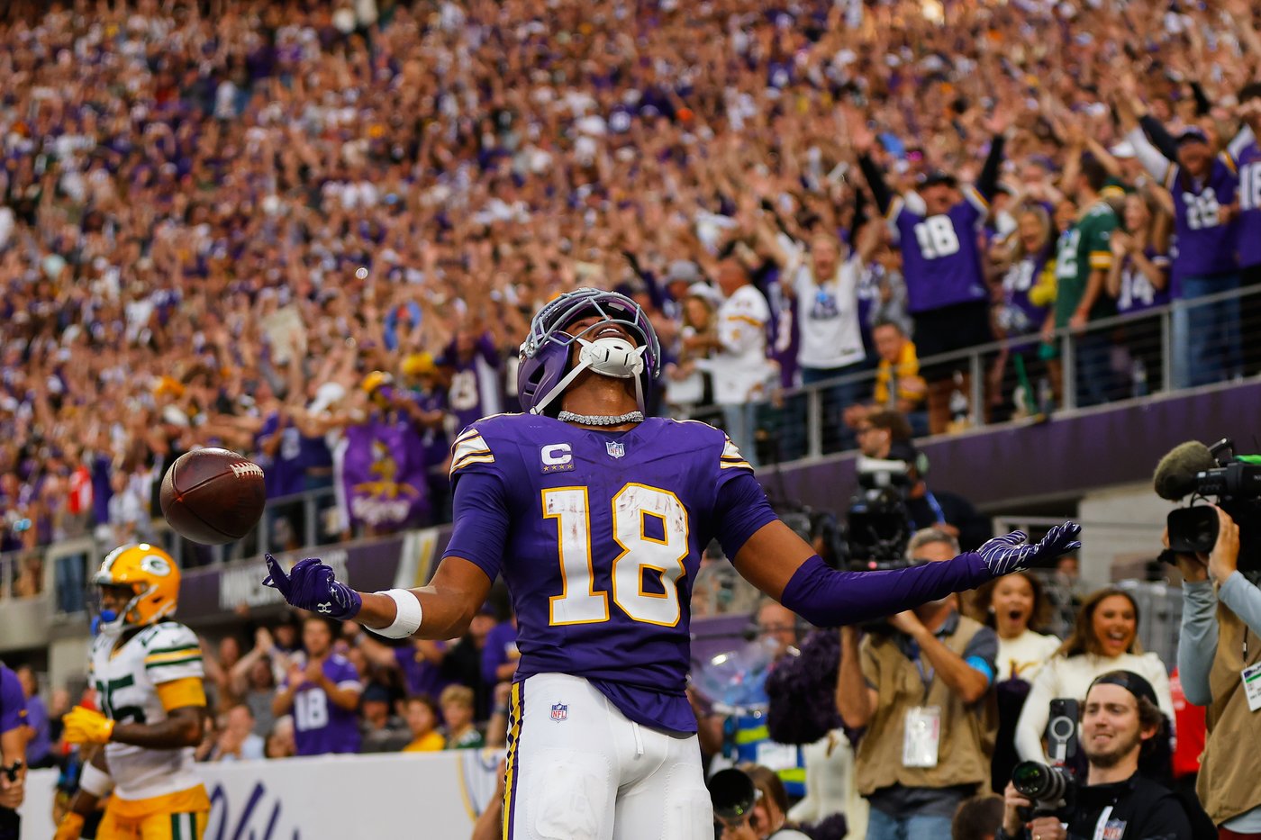 Jefferson opened the season with a return to the end zone, rewarding the Vikings for the opportunity | iNFOnews.ca Jefferson opened the season with a return to the end zone, rewarding the Vikings for the opportunity | iNFOnews.ca
