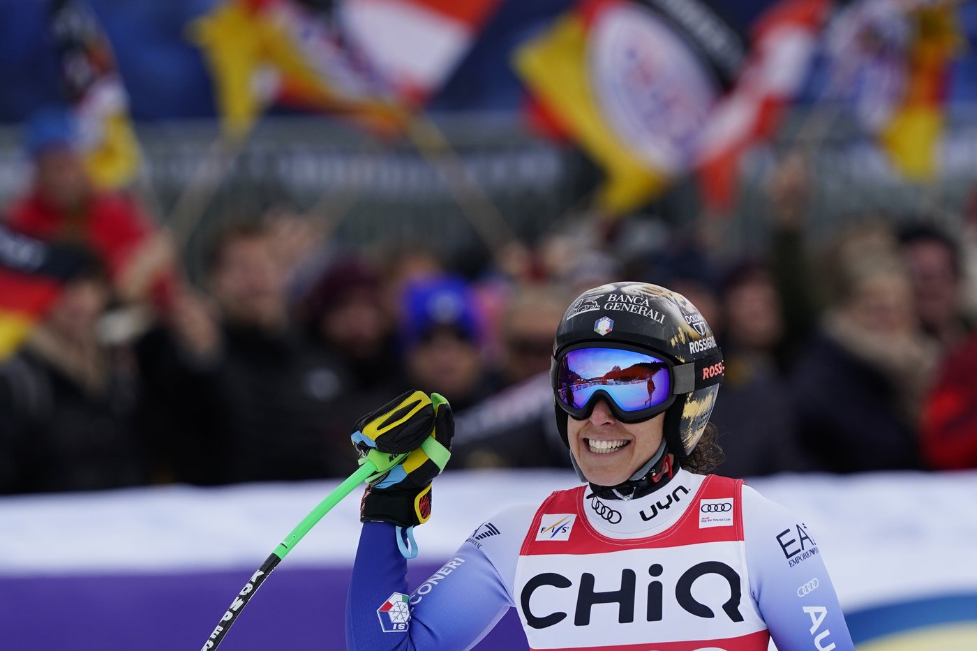 Brignone beats Goggia for Italian 1-2 in World Cup downhill. Vonn misses gate and does not finish | iNFOnews.ca Brignone beats Goggia for Italian 1-2 in World Cup downhill. Vonn misses gate and does not finish | iNFOnews.ca